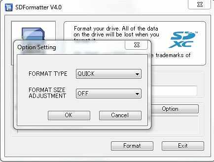 Программа для форматирования SD карт