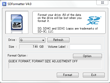 Программа для форматирования SD карт