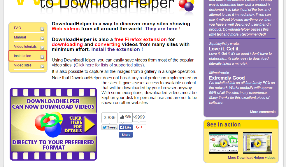 Video Downloadhelper