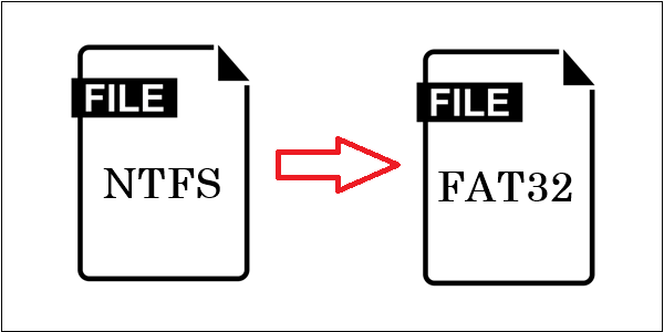 Конвертация NTFS в FAT32