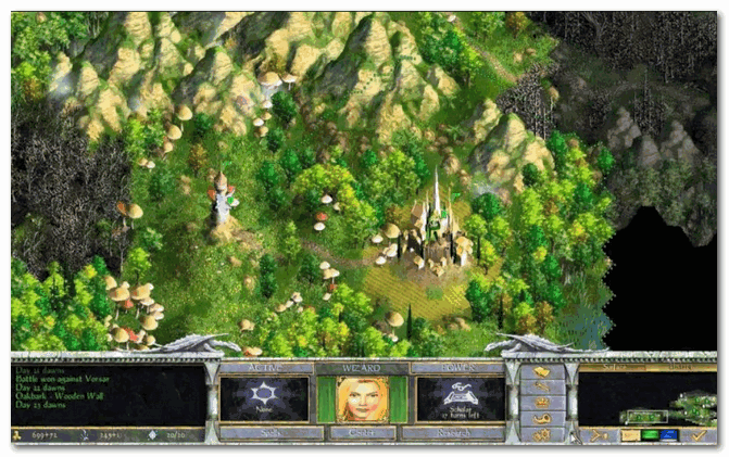 Age of Wonders Shadow Magic - скрин из главного окна игры