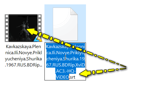 Файл субтитров обычно в формате SRT