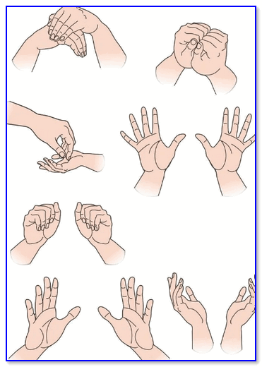 Гимнастика для рук, пальцев, кистей