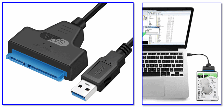 Кабель (переходник) для подключения SATA-диска к USB порту компьютера