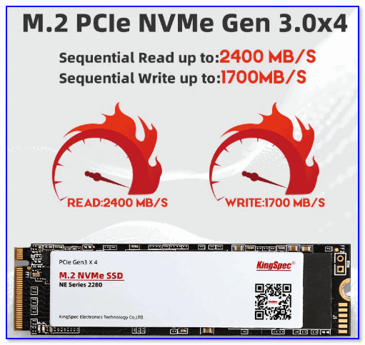 KingSpec M.2 SSD — внешний вид