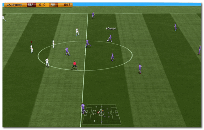 Скрин из игры FIFA 08