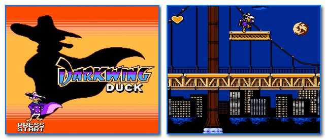 Скрины из игры Darkwing Duck