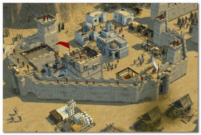 Stronghold Crusader - строим средневековый город