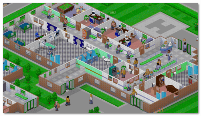 Theme Hospital - игра на приставке Sony Playstation