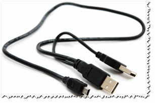 Y-образный шнурок USB для подключения внешнего HDD